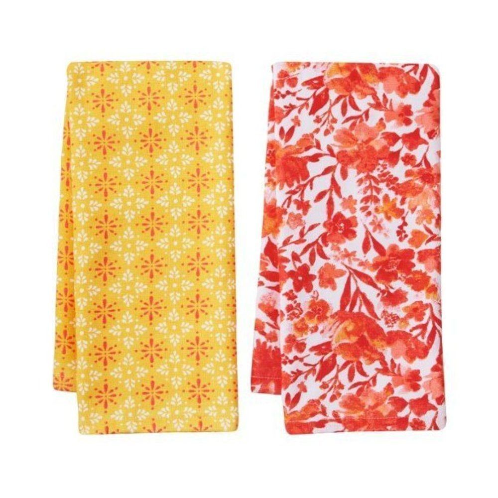 The Pioneer Woman Starburst Geo 2-Piece Kitchen Towel Set